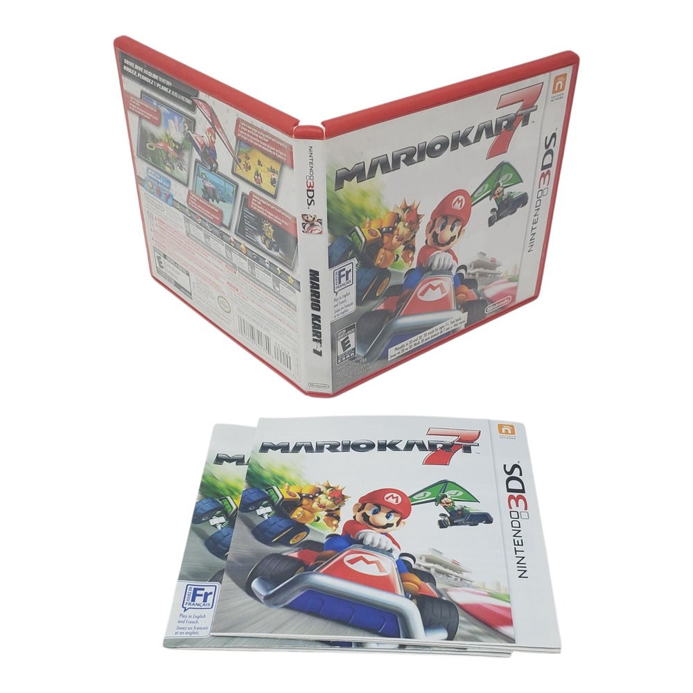 Mario Kart 7 (Nintendo 3DS) Authentic Case and Manual ONLY
